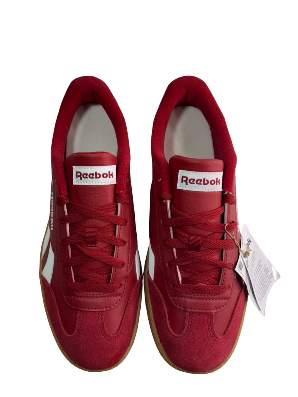 Reebok Smash Edge S Flash Red White Gum Sneakers Men's Size 10 - Picture 6 of 13